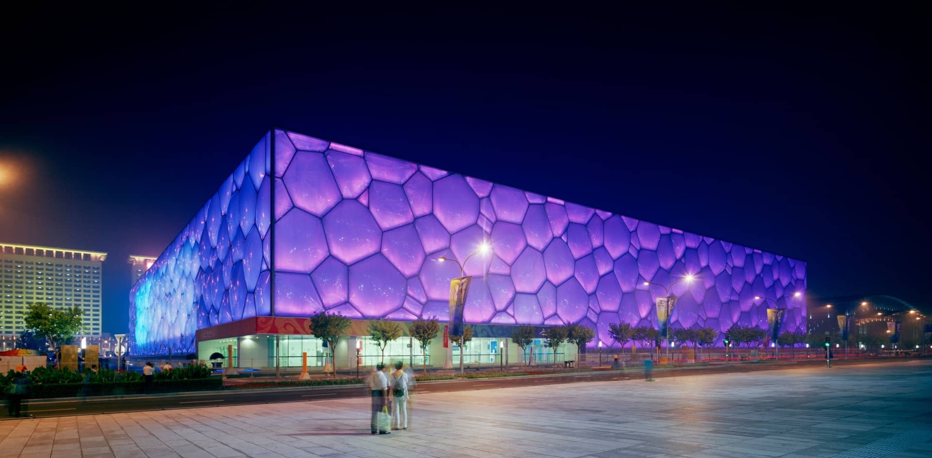 The National Aquatics Center (aka the Water Cube / Ice Cube)